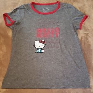 Torrid Hello Kitty ringer tee